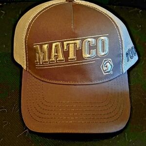 Matco Tools Hat Adjustable‎ Gray Large Embroidered Logo EUC